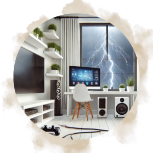 Casa inteligente com Dispositivo contra surtos elétricos